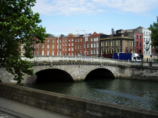 River Liffey bridge - Public Domain Photograph