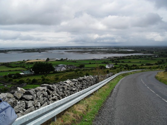 Road barrier rocky wall - Public Domain Photograph