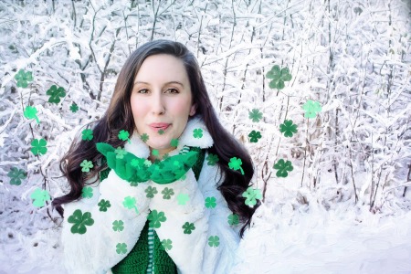 St patricks day snowy scene - Public Domain Photograph