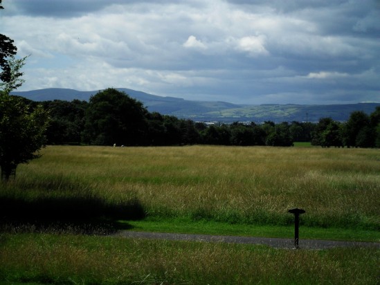 Very cloudy landscape - Public Domain Photograph